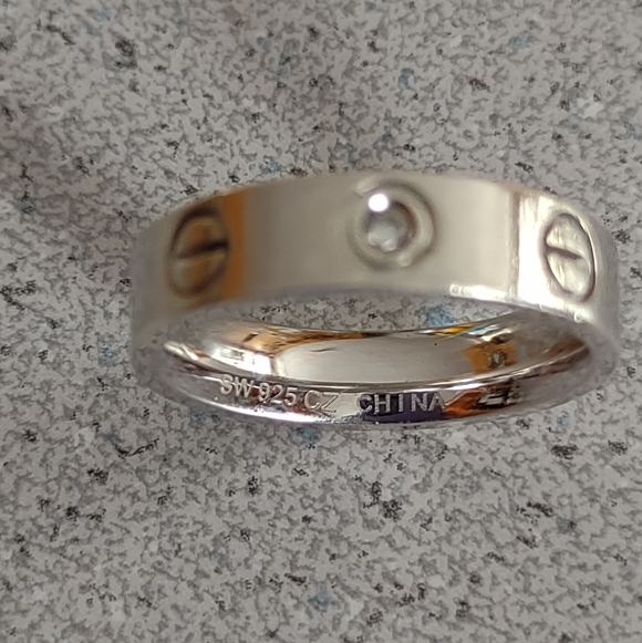 Sterling+CZ Band(8)